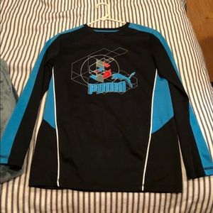 Boys Puma long sleeve shirt.